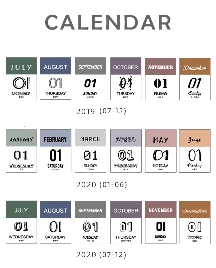 JIANWU настольный мини-календарь, креативный индекс, декоративная этикетка, календарь, блокнот, сделай сам, пуля, журнал поставок, не липкий