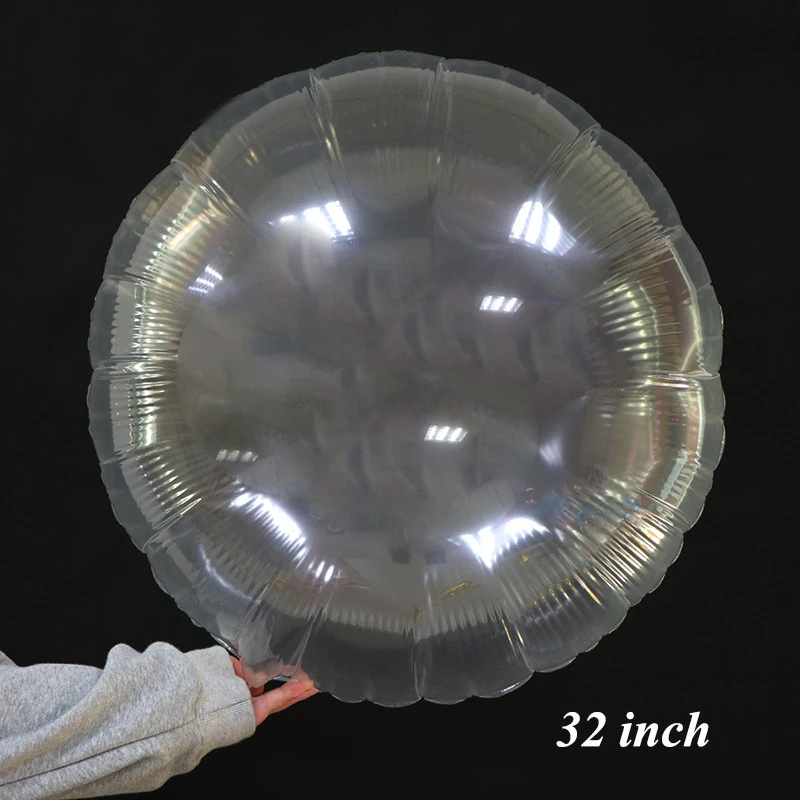 transparent ball 1 шт прозрачный медведь воздушный шар двойной чистый Любовь Воздушные шары Свадьба День Рождения вечерние декоративный воздушный шар детские игрушки подарок детский душ - Цвет: transparent ball