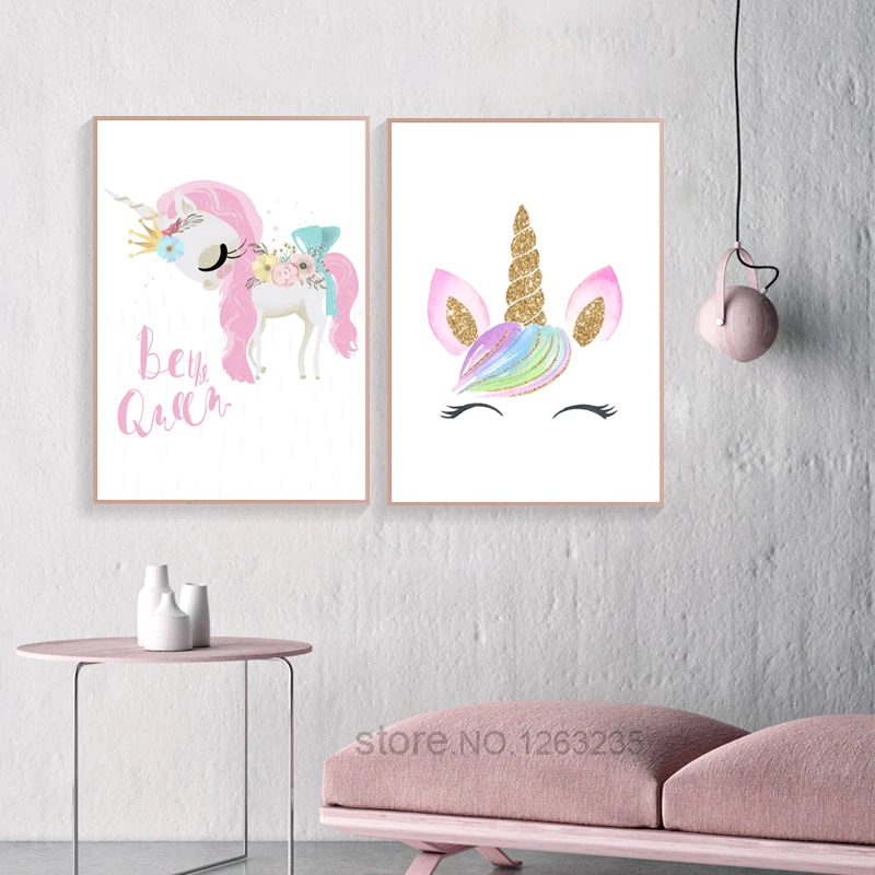 baby girl unicorn room