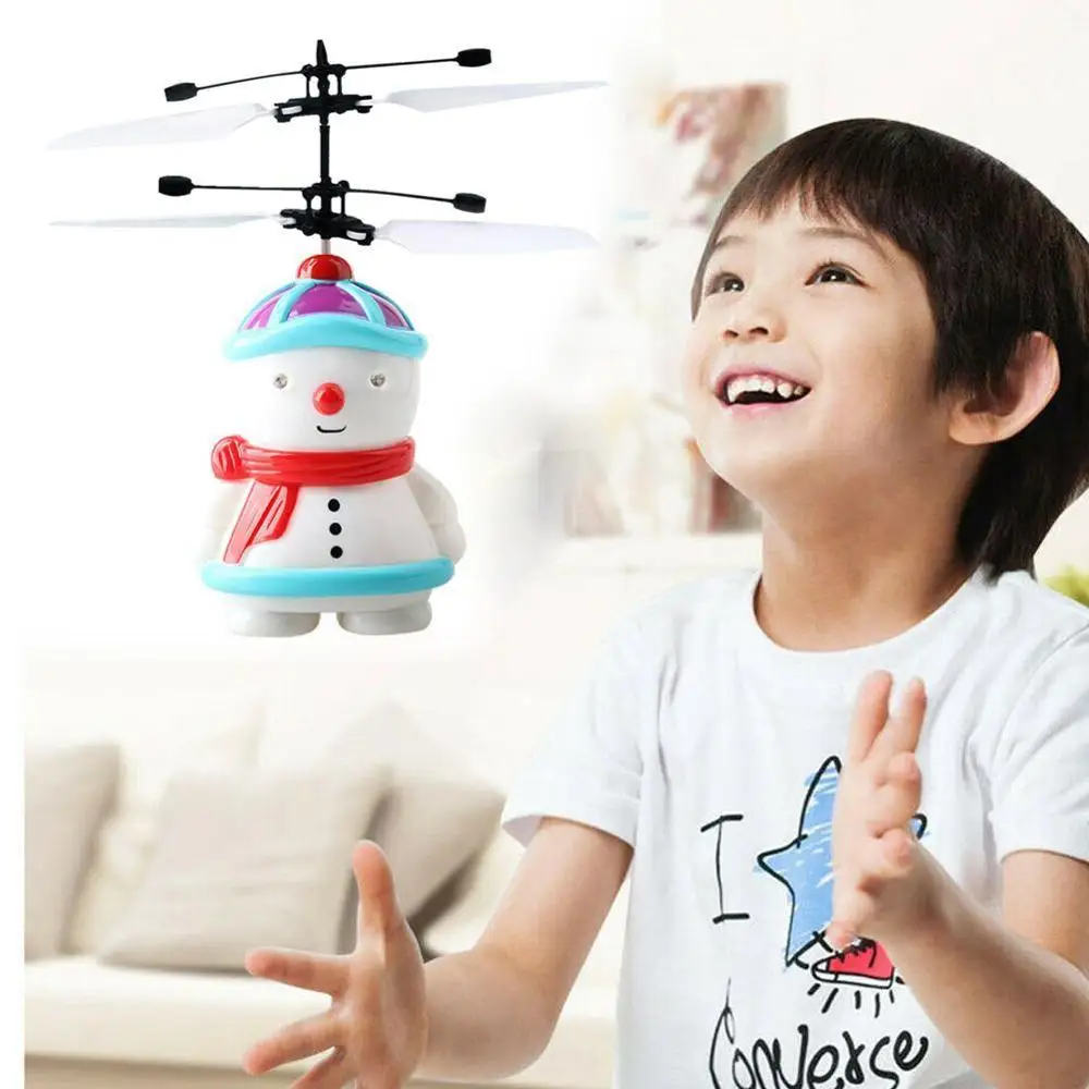 

Christmas Gifts Infrared Sensor Aircraft Flying Ball With Light Rechargeable Toy For Children