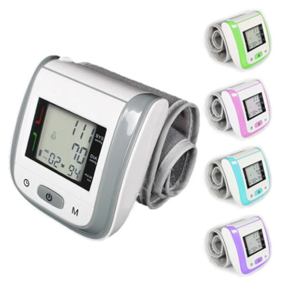 Светодиодный Пульсоксиметр Детский термометр для измерения артериального давления на Запястье Термометр 95AA