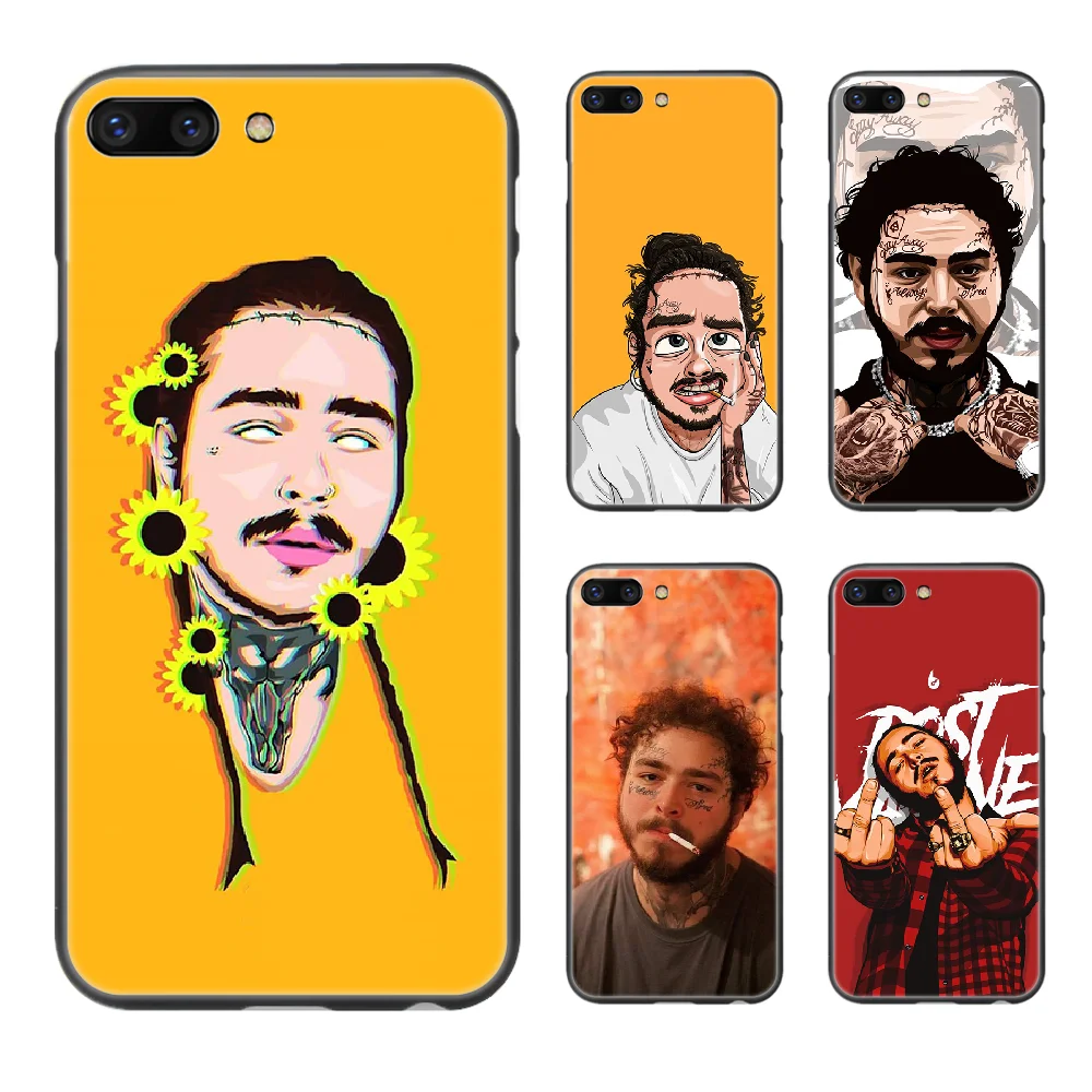 Чехол для телефона Post Malone чехол iphone 5 5s se 2 6 6s 7 8 plus X XS XR 11 PRO MAX черный мягкий бампер 3D