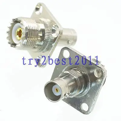 DHL/EMS 50 комплектов 1pce разъем адаптера UHF SO239 jack pin-BNC jack pin RF коаксиальный Прямой-C1