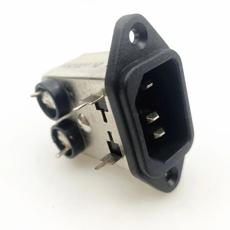 Разъем для фильтра питания YUNPEN YA10P 10A EMI 115/250VAC|panel mount connector|connector socketsocket connector |