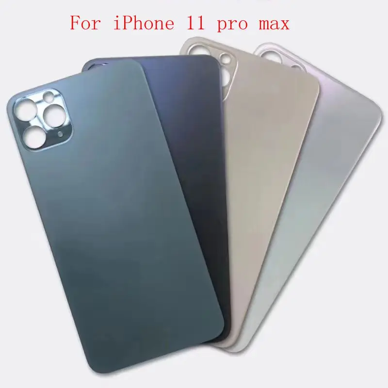 10 шт. Задняя стеклянная крышка батареи для iPhone 11 Pro MAX Замена корпуса задняя крышка батареи Крышка