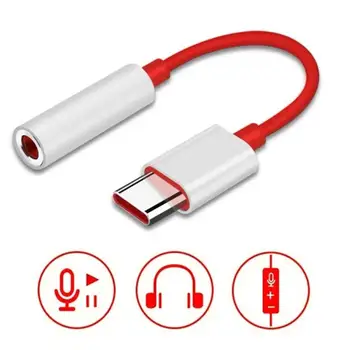 

White Type C To 3.5mm Audio Aux Headphone Jack Cable Adapter For Oneplus Huawei Xiaomi 3.5mm USB C Earphone Converter Cable