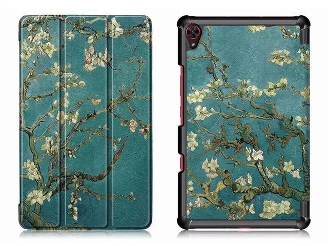 Трехкратный легкий умный кожаный чехол-подставка для HuaWei MediaPad M6 Turbo 8," VRD-AL10 VRD-W10 планшетный ПК - Цвет: XH
