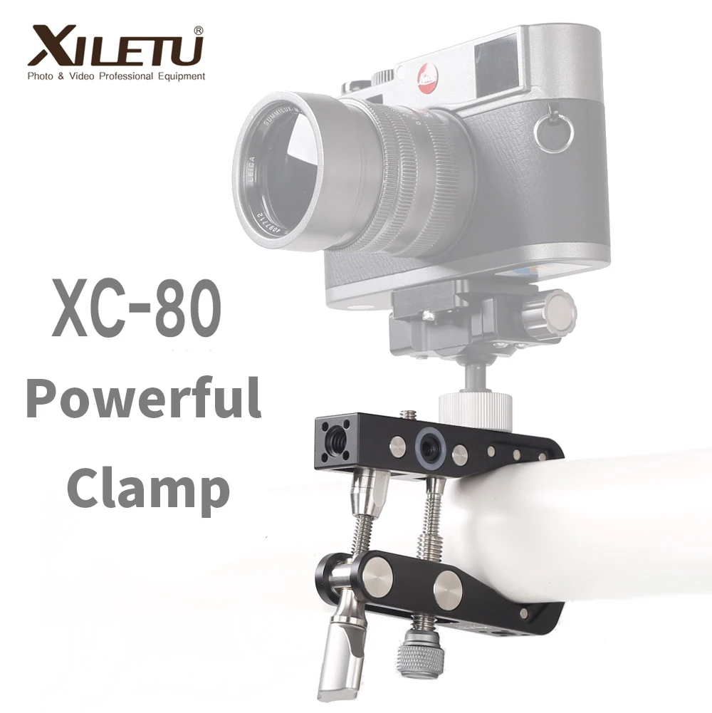 XILETU XC-80 путешествия мощный зажим держатель фотографии кронштейн для DSLR