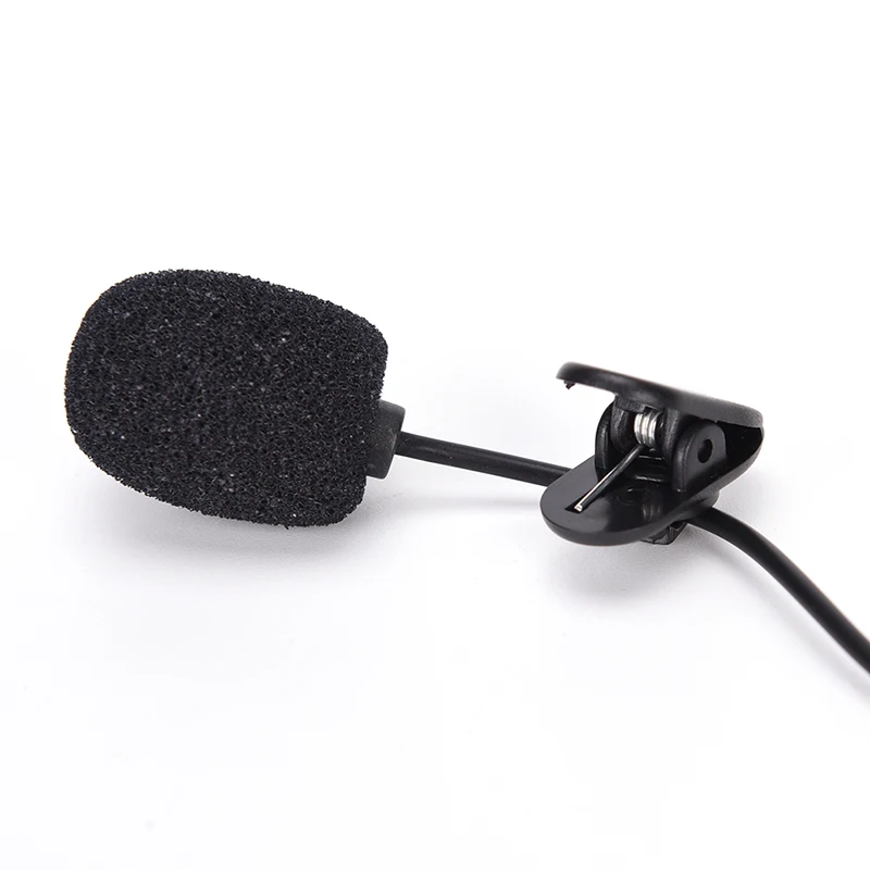 Превосходный Стиль Мини 3 5 мм hands free микрофон клип на петличный для портативных ПК