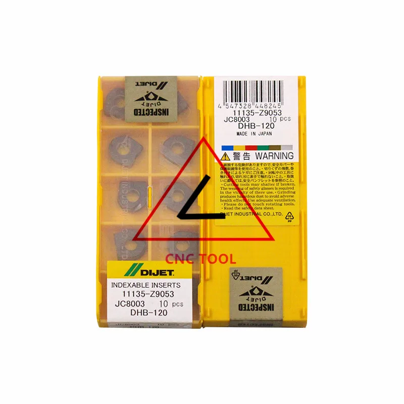 DHB120 JC8003 10pcs Original Japan DIJET Cutting Tool