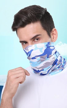 

sunscreen ice silk turban men and women outdoor magic scarf multifunctional sports bib riding variety scarf camouflage Elastic