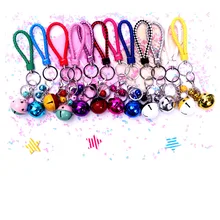 Южнокорейский стиль мультяшный колокол брелок с заплетенной тесьмой Мужская Женская Талия брелок для ключей Автомобильная Сумочка Подвеска