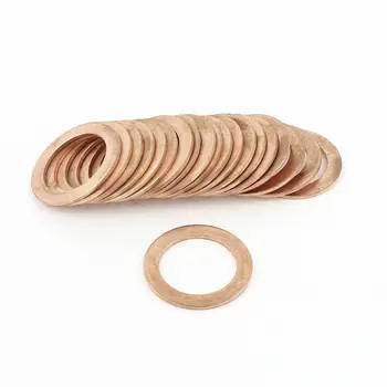 

20pcs 21mmx30mmx1.5mm Flat Ring Copper Washer Gasket.
