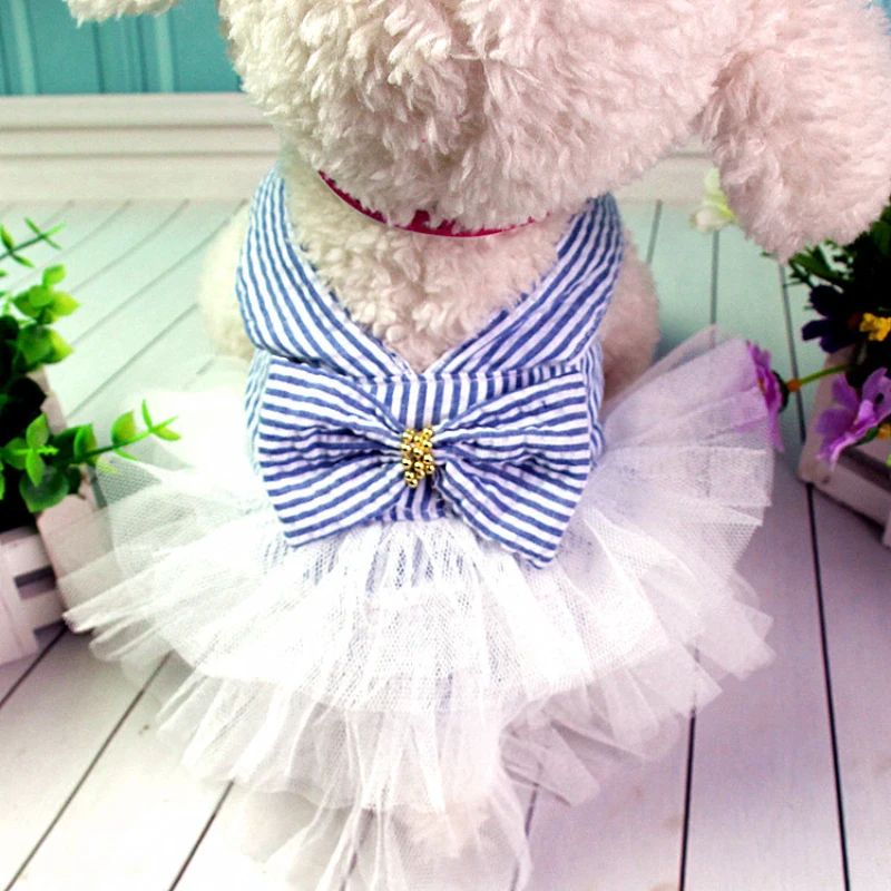 Cat Dog Wedding Dress Summer Dog Clothes Skirt Princess Dresses Puppy york Yorkie Pomeranian Poodle Bichon Maltese Dog Clothing