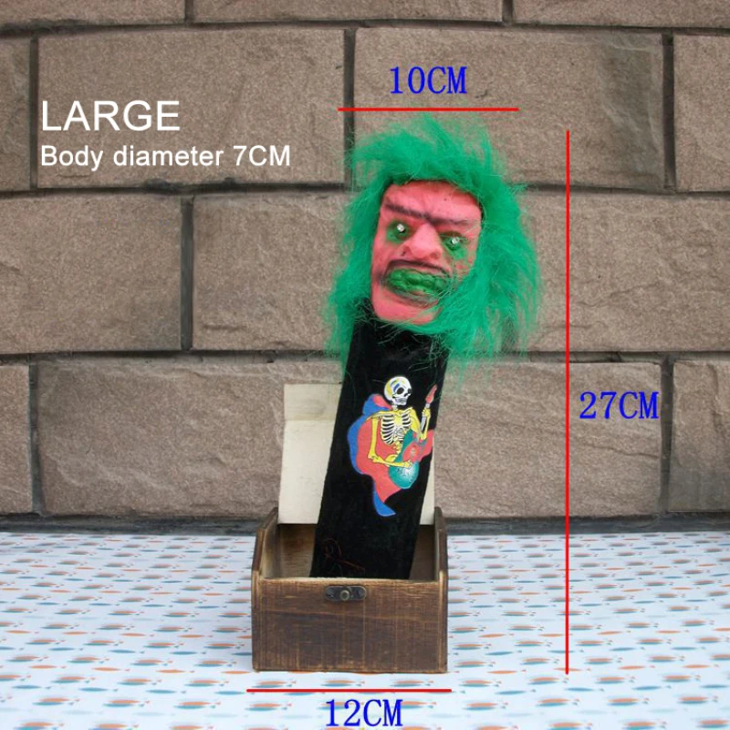 Деревянный озорной пугающий ящик ужас Забавный сюрприз шутка розыгрыш на Хэллоуин игрушки персональный подарок дети взрослые подарки вечерние сувениры