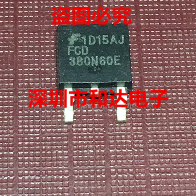 5 шт. FCD380N60E-252 600V 10.2A