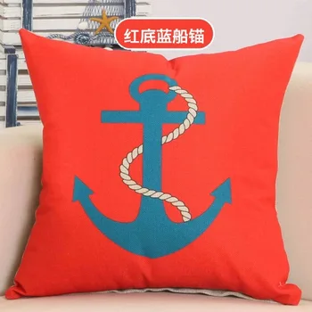 

Golden Feather Pillowcases,Spandex Pillow,Golden Branches Cover and Core for Love Home,45 Cm Blue Rudder Decorative Pillow