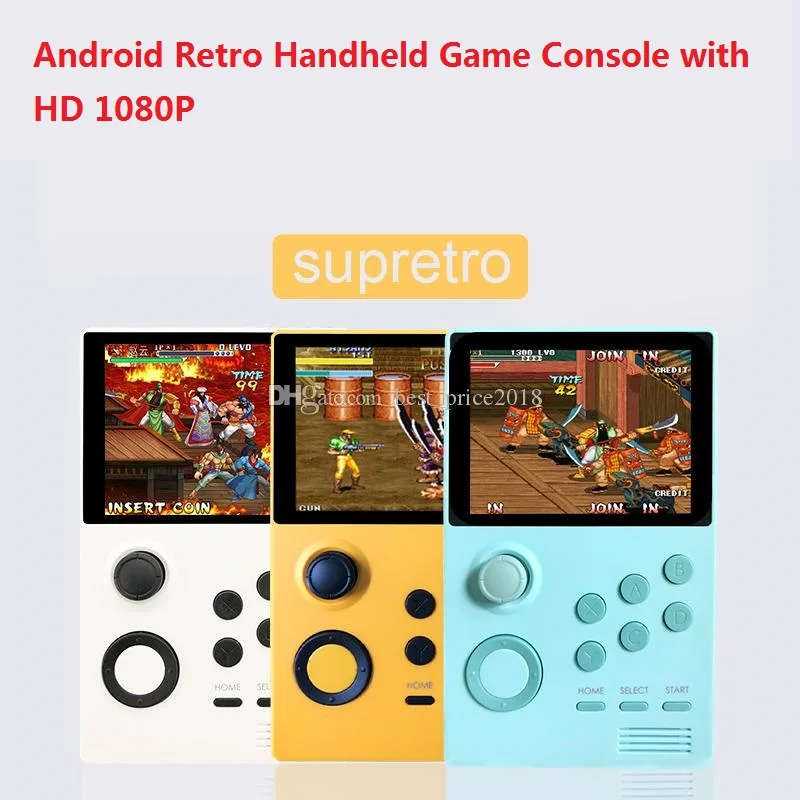 Pandora's box A19 Box Android supretro handheld game console IPS screen built-in 3000+games 30 3D games WiFi download | Электроника