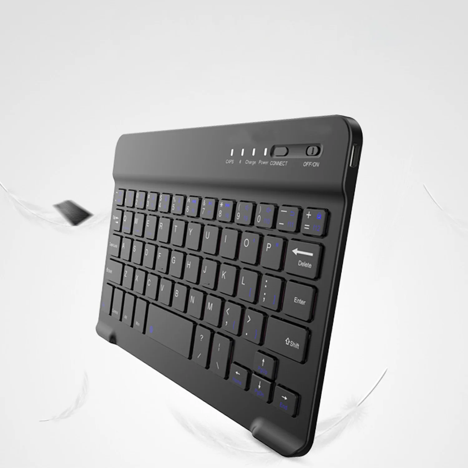Vococal Bluetooth беспроводная клавиатура телефона 8 дюймов ультра тонкий портативный