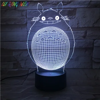 

Cute Child Led Night Light My Neighbor Totoro Nightlight for Kids Bedroom Decorative Light Birthday Gift Led Night Lamp Totoro