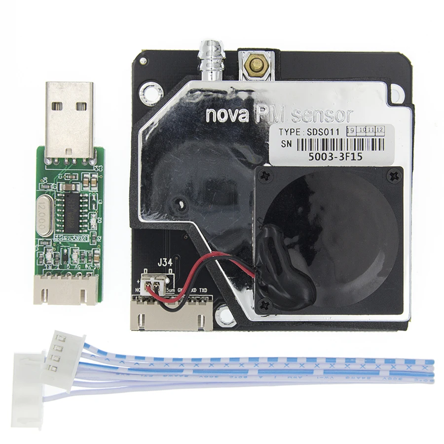 

Nova PM sensor SDS011 High precision laser pm2.5 air quality detection sensor module Super dust dust sensors, digital output