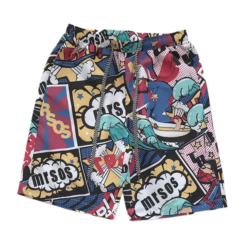 Mens Plus Size Quick Dry Trunks Tropical Leaf Cartoon Graphic Print Surfing Beach Shorts Summer Holiday Drawstring Pants Mens Plus Size Quick Dry Trunks Tropical Leaf Cartoon Graphic Print Surfing Beach Shorts Summer Holiday Drawstring Pants