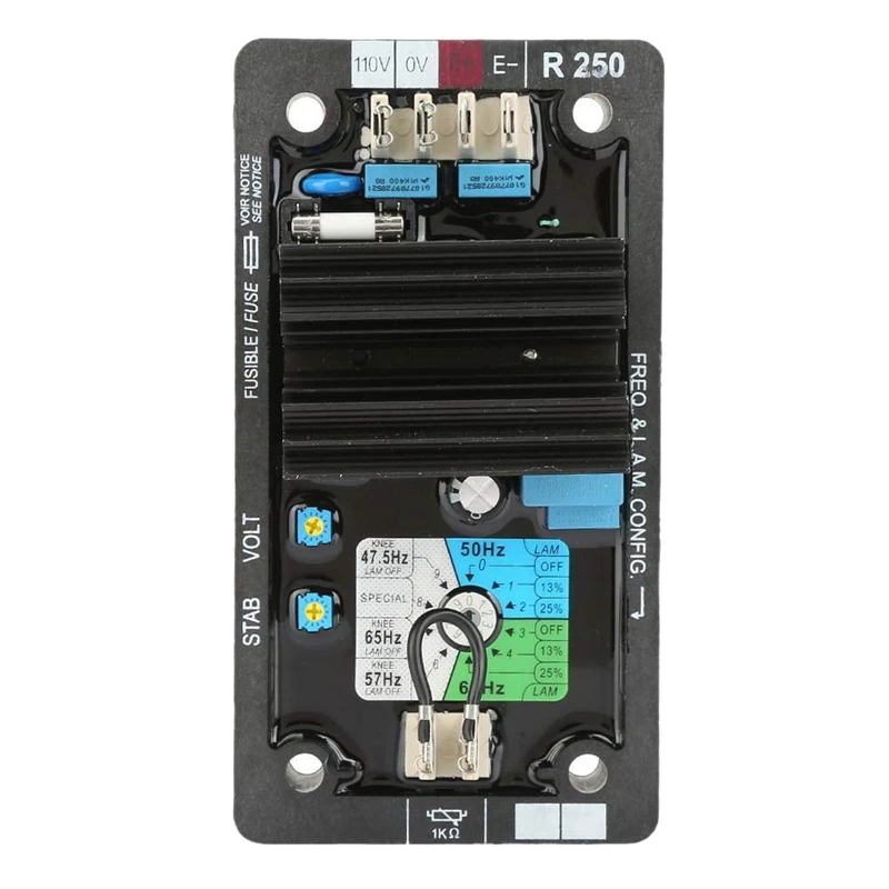 

Voltage Regulator,R250 Avr Auto Voltage Regulator Brushless Generation System Set Accessories For High Levels Of Vibrations And