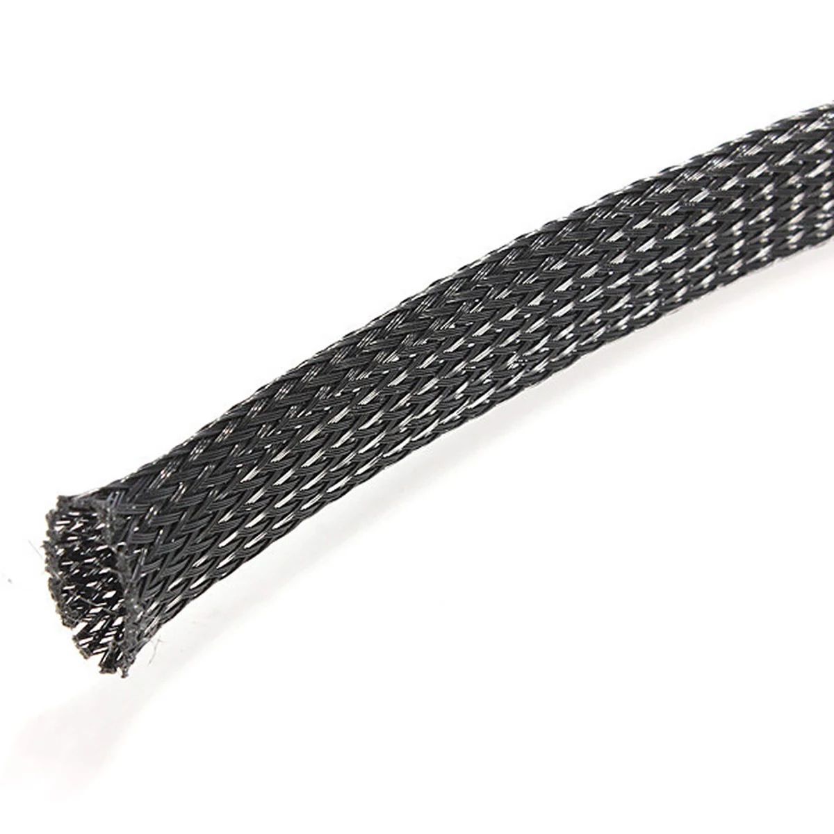 10m Length Braided Cable Sleeve 6/8/10/12/15mm Diameter Black Wire Wrapper Protecting PET Nylon Cable Sleeves Mayitr