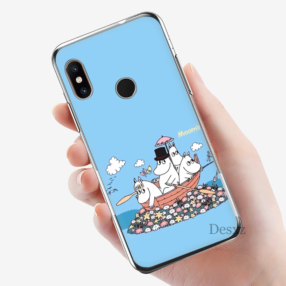 Чехол для мобильного телефона для Xiaomi Redmi Note 4 4X3 5 6 7 Pro 5A жесткий чехол Защита moomin мультфильм Бегемот - Цвет: H6