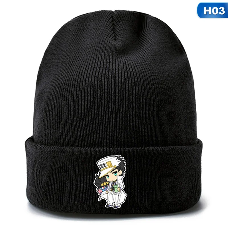 Аниме Необычные приключения Джоджо, шапка для косплея Jotaro Kujo Joseph, армейская военная шапка JoJo, вязаные шапки - Цвет: 03