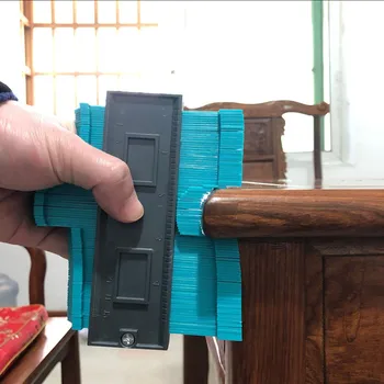 

12cm 14cm 25cm Contour Gauges Plastic shape Profile Copy for Wood Marking Tool Tiling Laminate Tiles General Tools