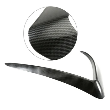 

Car Eyebrow Cover Trim Carbon Fiber Fog Light For Tesla 3 2017-2020 ABS New