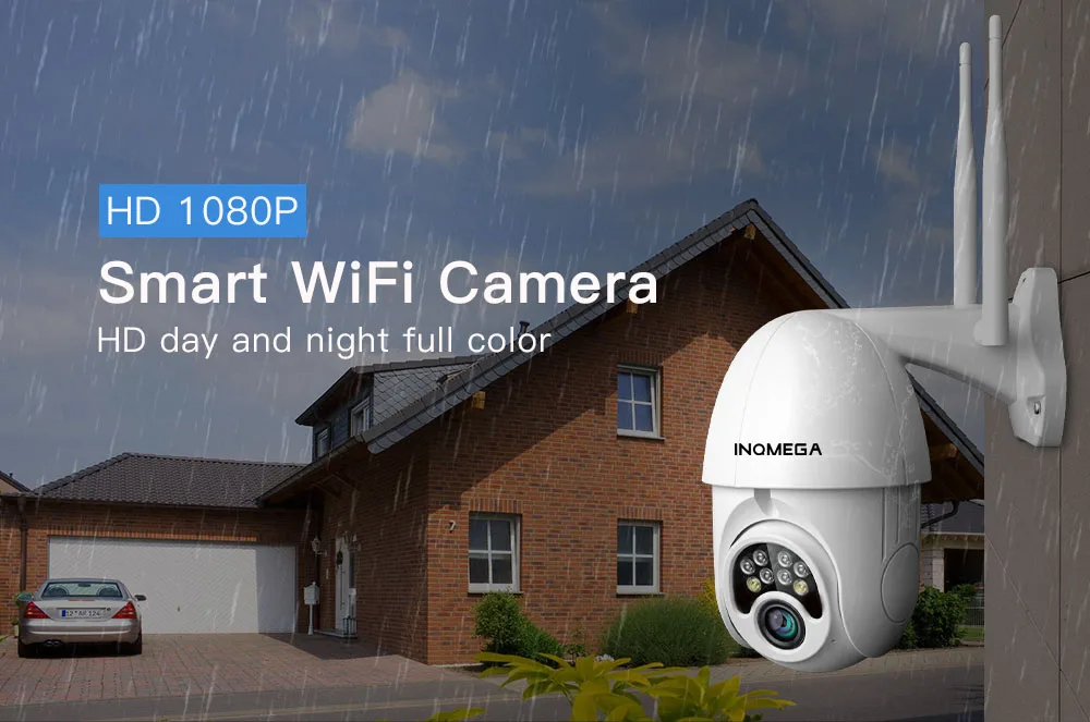 INQMEGA 4X зум PTZ IP камера 1080P наружная скорость купольная беспроводная Wi-Fi камера системы безопасности внешняя панорамирование наклон атмосферостойкая камера системы видеонаблюдения