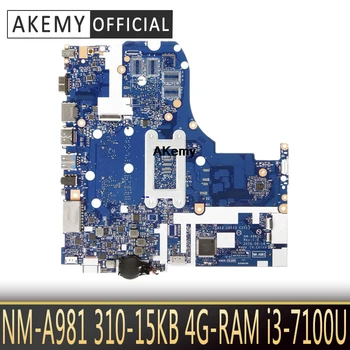 

NM-A981 Laptop motherboard For Lenovo 310-15IKB original mainboard 4G-RAM I3-7100U GT920MX
