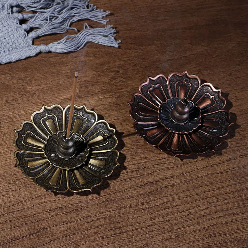 Alloy Copper Incense Holder Incense Sticks and Coil Cone Burner Censer Incense Plate