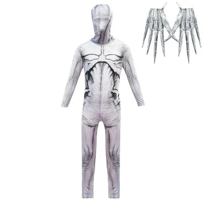 862-3gloves Demogorgon костюм на Хэллоуин для взрослых странные вещи человек-пожиратель цветок страшная крепостная Косплей карнавальные вечерние маска - Цвет: 862-3gloves