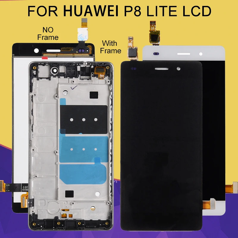 Dinamico для huawei P8 Lite дисплей для Honor 4C ЖК-дисплей с кодирующий преобразователь сенсорного экрана в сборе Замена Y6 ЖК-дисплей с рамкой+ Инструменты