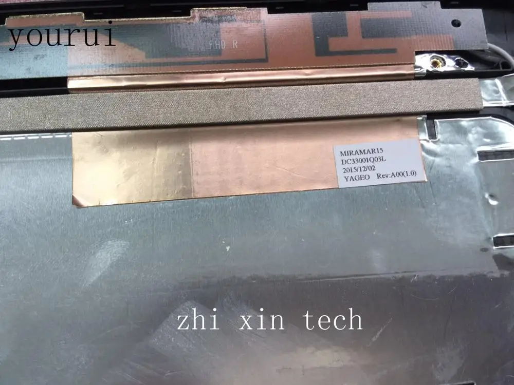 Yourui для Dell M7510 M7520 ноутбук lcd верхняя крышка CN-0R7DJ0