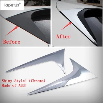 

Lapetus Accessories Fit For Mazda CX-5 CX5 2017 - 2020 ABS Rear Tail Triangle Window Spoiler Wing Panel Molding Cover Kit Trim