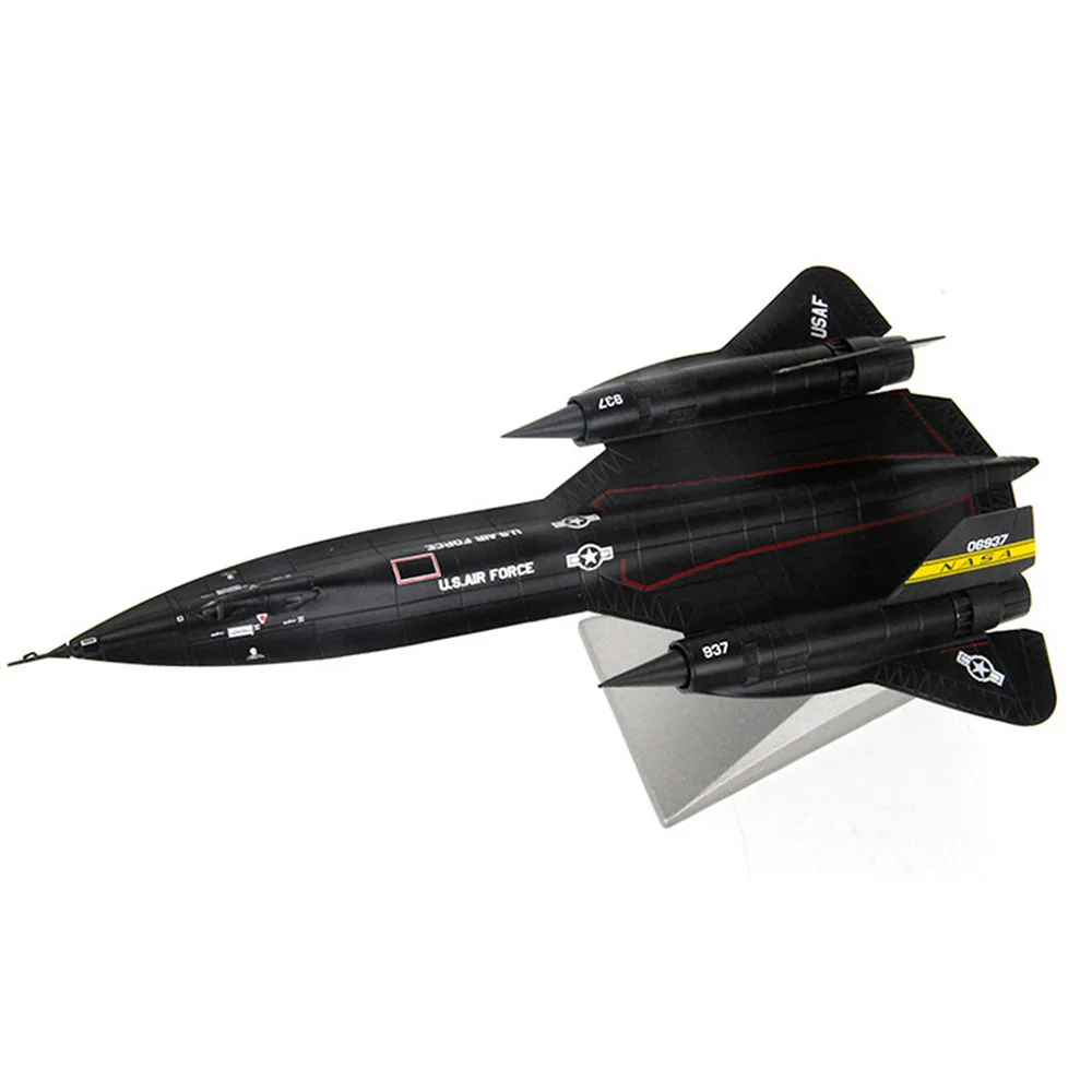1/144 масштаб, сплав, разведочный самолет, SR-71 ВВС США SR71, модель Blackbird, игрушка боец, Детская Коллекция подарков