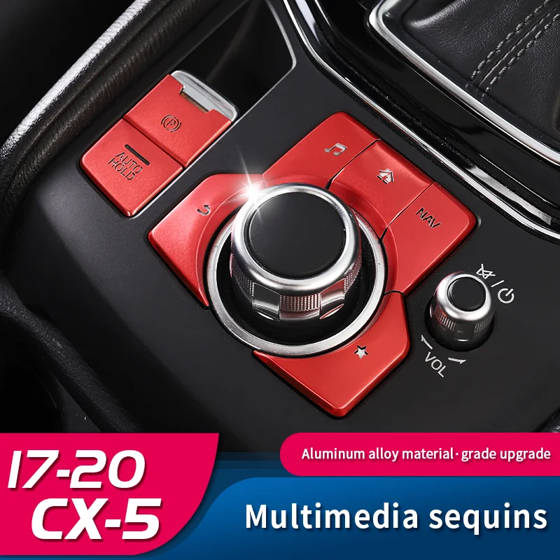 

Мультимедийных кнопок, Цехин, для Mazda CX-5 CX5 2017 2018 2019 2020 аксессуары для автомобильного интерьера