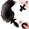 Wireless Remote Control Fox Tail Anal Plug Silicone Vibrator Bdsm Bondage Fetish Bullet Butt Plug Erotic Sex Toys For Women Men 1