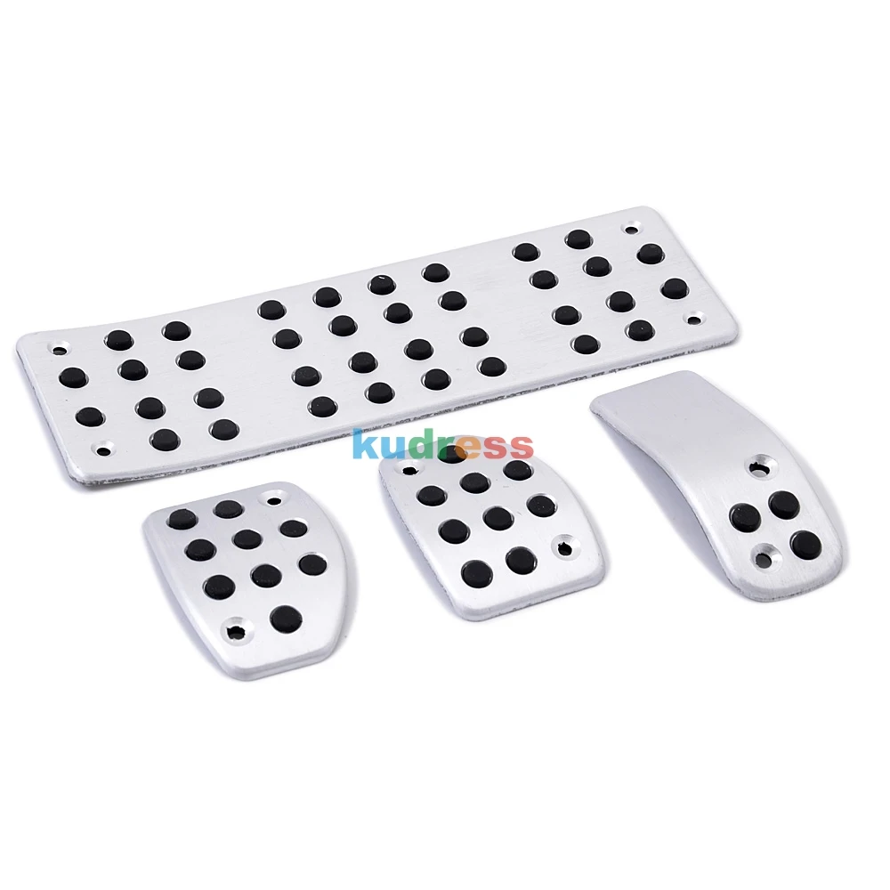Для peugeot 307 408 308 3008 Нескользящая Автомобильная ножная Pedals2008-2012 дроссельной заслонки Педаль тормоза Накладка для ног пластина 4 шт