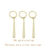 Earrings for Roronoa zoro cosplay One piece cosplay earrings 1