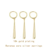 Earrings for Roronoa zoro cosplay One piece cosplay earrings 1