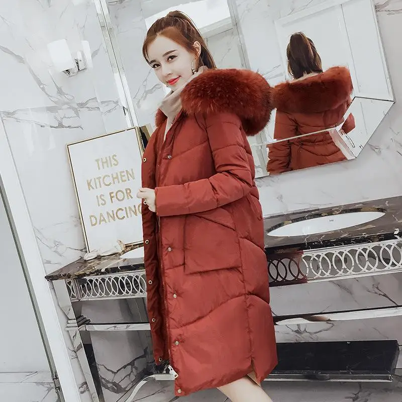 #*Cheap Winter Coat Women Winter Jacket 2019 New Fur Collar Cotton Suit Korean Thickening Wild Student Cotton Jacket Down Jacket