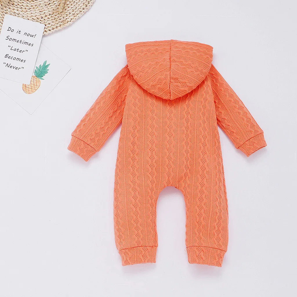 Одежда для маленьких девочек; Детский комбинезон; Комбинезон для маленьких девочек; зимний костюм pudcoco на Хэллоуин; комбинезон; onesie kombinezon; Однотонный комбинезон с длинными рукавами; Z4