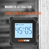 LOMVUM Professional Protractor Digital Inclinometer Angle Measure Box Laser Level Ruler USB Chargable Inclinometer Magnetic Base ► Photo 3/6