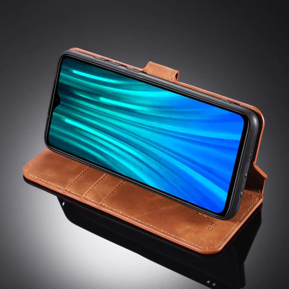 Для Xiaomi Redmi Note 8 Pro Чехол для телефона кожаный флип-чехол для Redmi Note 8 чехол Ретро Бизнес Caso с функцией подставки