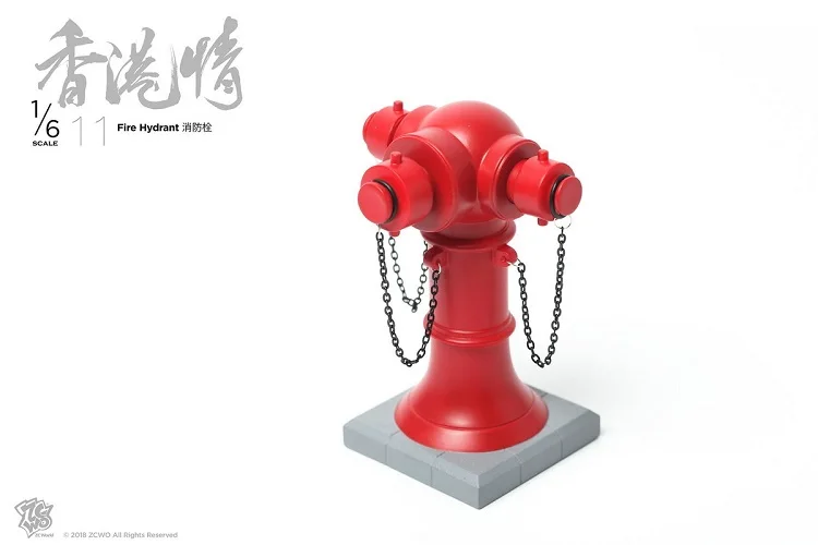 1/6th Scale ZCWO Hongkong Street scene NO.11 Fire Hydrant 